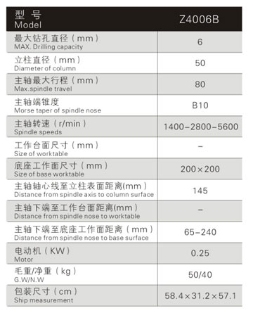 Z4006B工业台钻