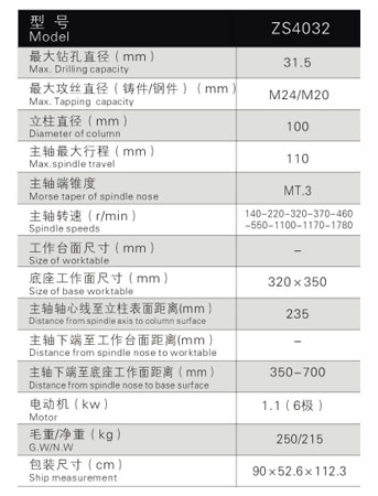 ZS4032钻攻两用机