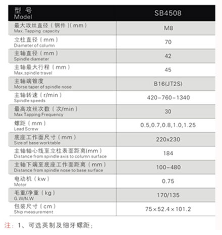 SB4508自动攻丝机