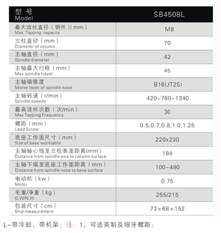 SB4508L自动攻丝机